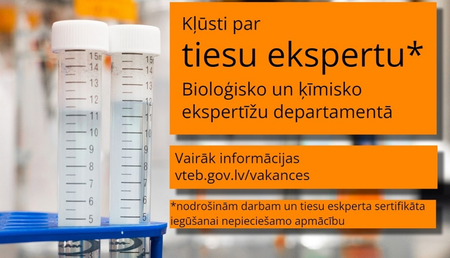 laboratorijas galds ar mēģenēm