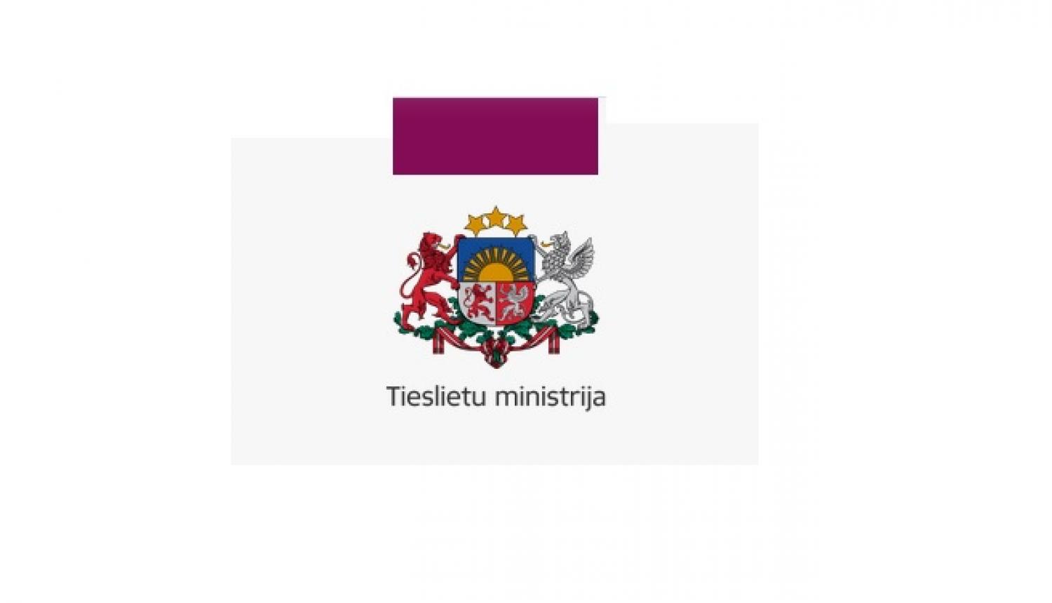 Tieslietu ministrijas logo